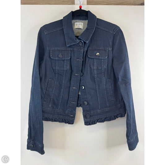 Jacket Denim By Elle In Blue Denim, Size: M
