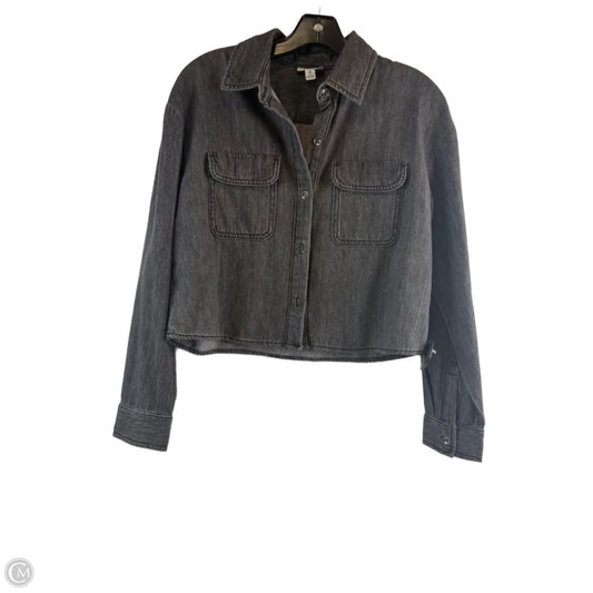 Top Long Sleeve By Ana In Grey, Size: Xs