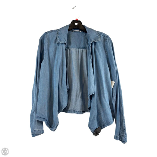 Cardigan By Soft Surroundings In Blue Denim, Size: Xs