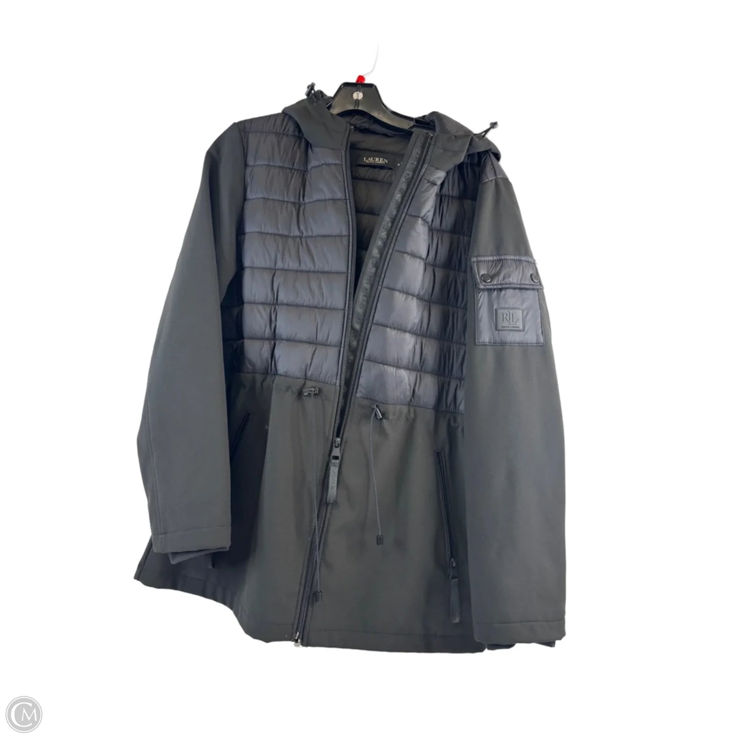 Jacket Puffer & Quilted By Ralph Lauren In Black, Size: M