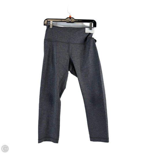 Athletic Leggings Capris By Lululemon In Grey, Size: M