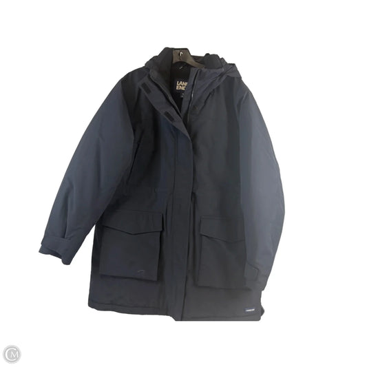 Coat Other By Lands End In Black, Size: Xl