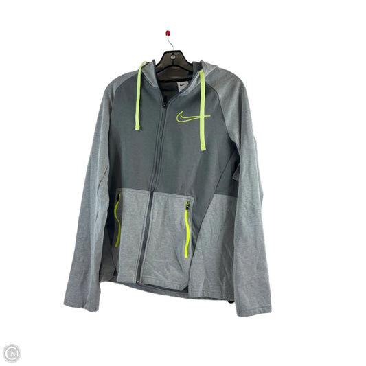 Athletic Sweatshirt Hoodie By Nike Apparel In Grey, Size: Sp