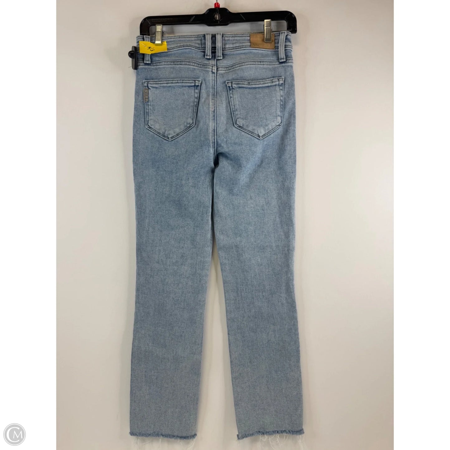 Jeans Straight By Paige In Blue Denim, Size: 4