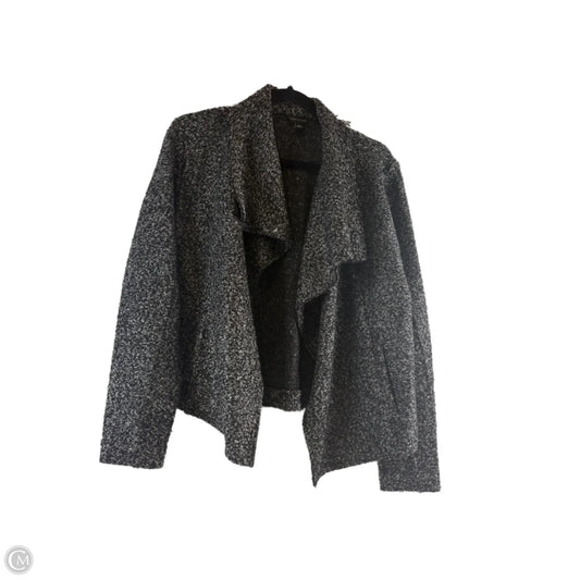 Blazer By Ann Taylor In Black & Grey, Size: L