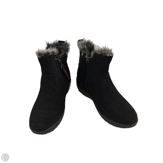 Boots Ankle Flats By Khombu In Black, Size: 7