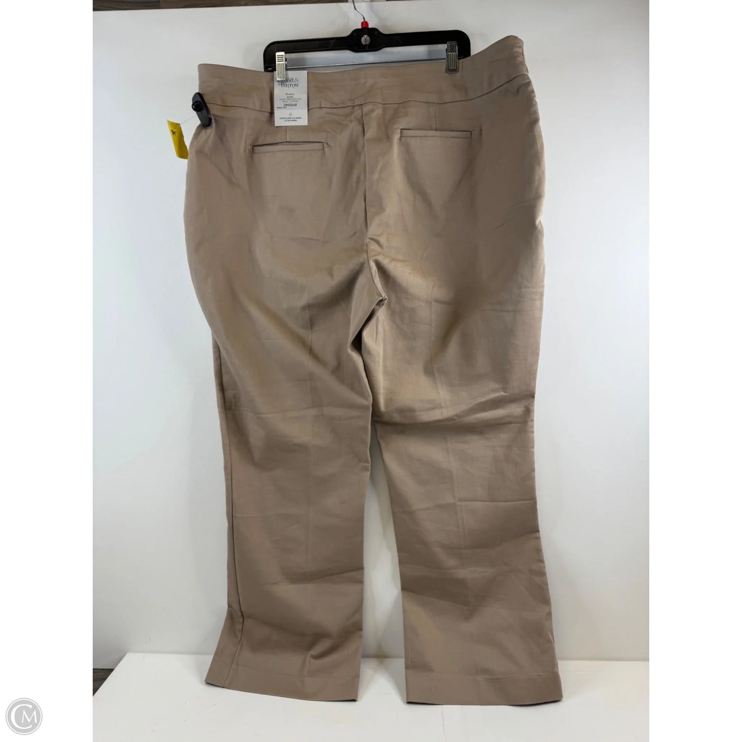 Pants Dress By Croft And Barrow In Beige, Size: 22