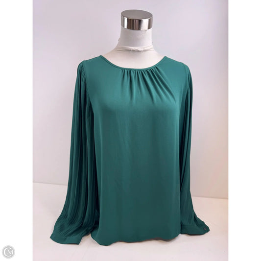 Top Long Sleeve By J. Crew In Green, Size: M