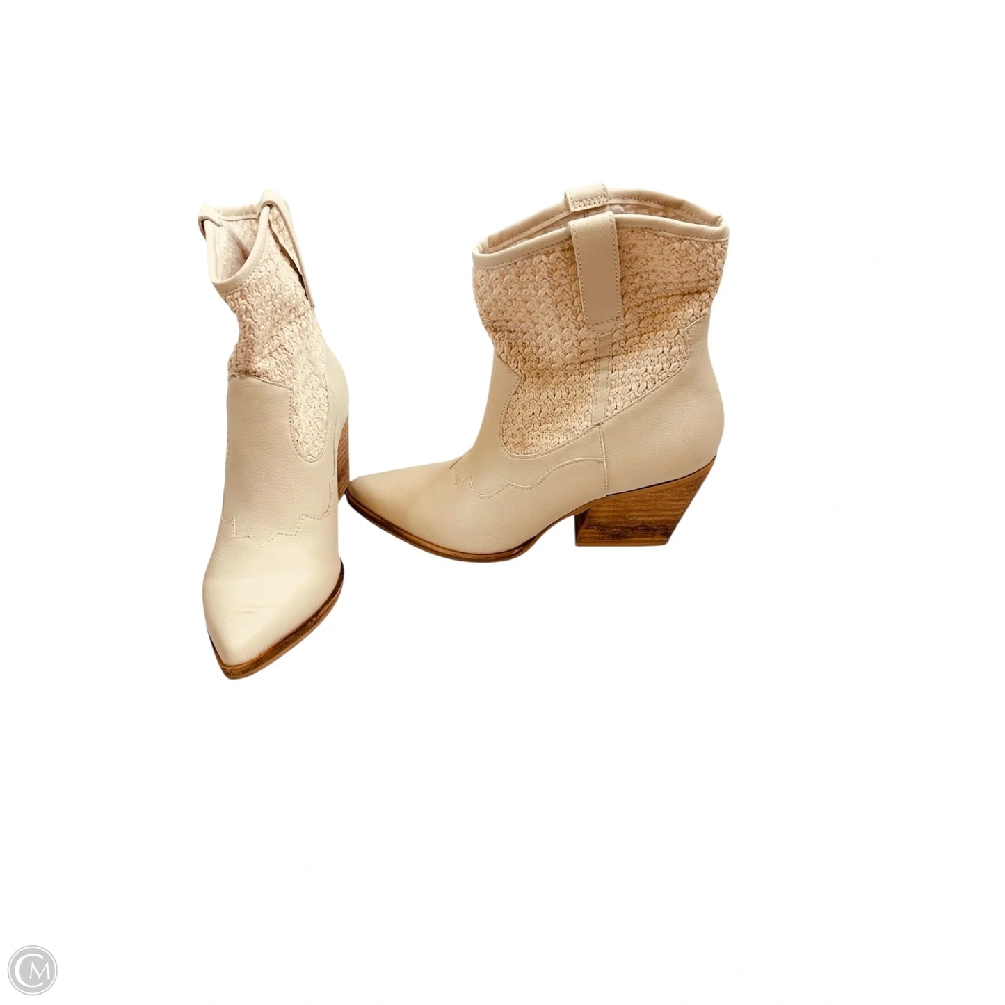 Boots Western By Dolce Vita In Cream, Size: 7