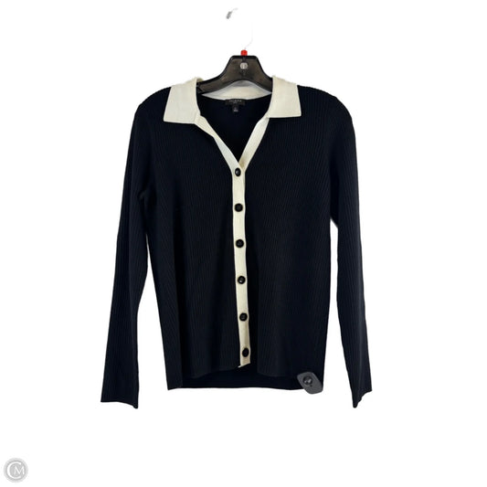 Cardigan By Talbots In Black & White, Size: Sp