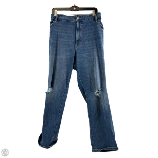 Jeans Straight By Old Navy In Blue Denim, Size: 26