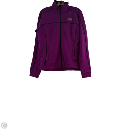 Athletic Jacket By The North Face In Purple, Size: M