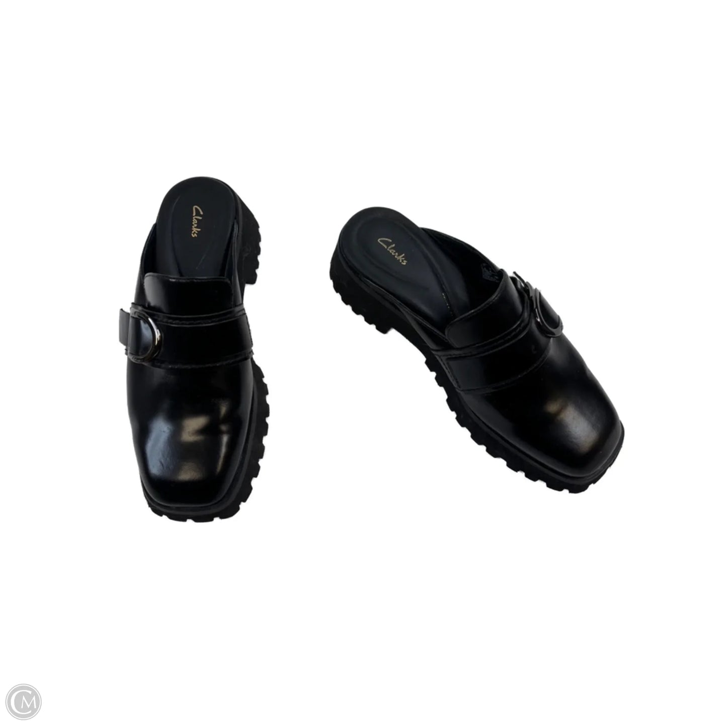 Shoes Heels Block By Clarks In Black, Size: 9