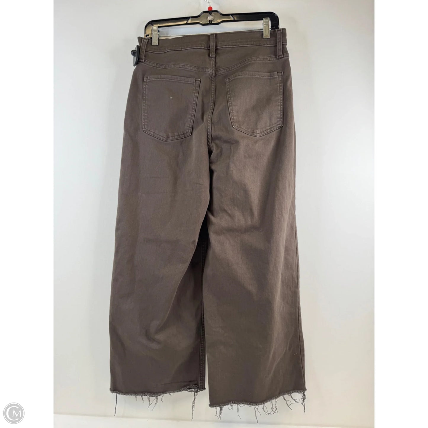 Jeans Wide Leg By Banana Republic In Brown Denim, Size: 6