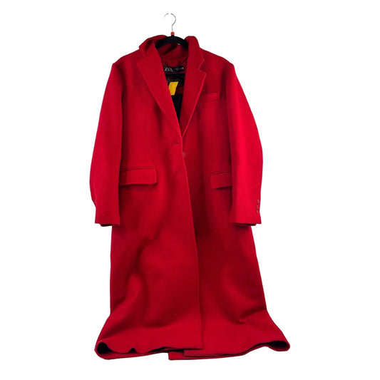 Coat Other By Zara In Red, Size: Xl