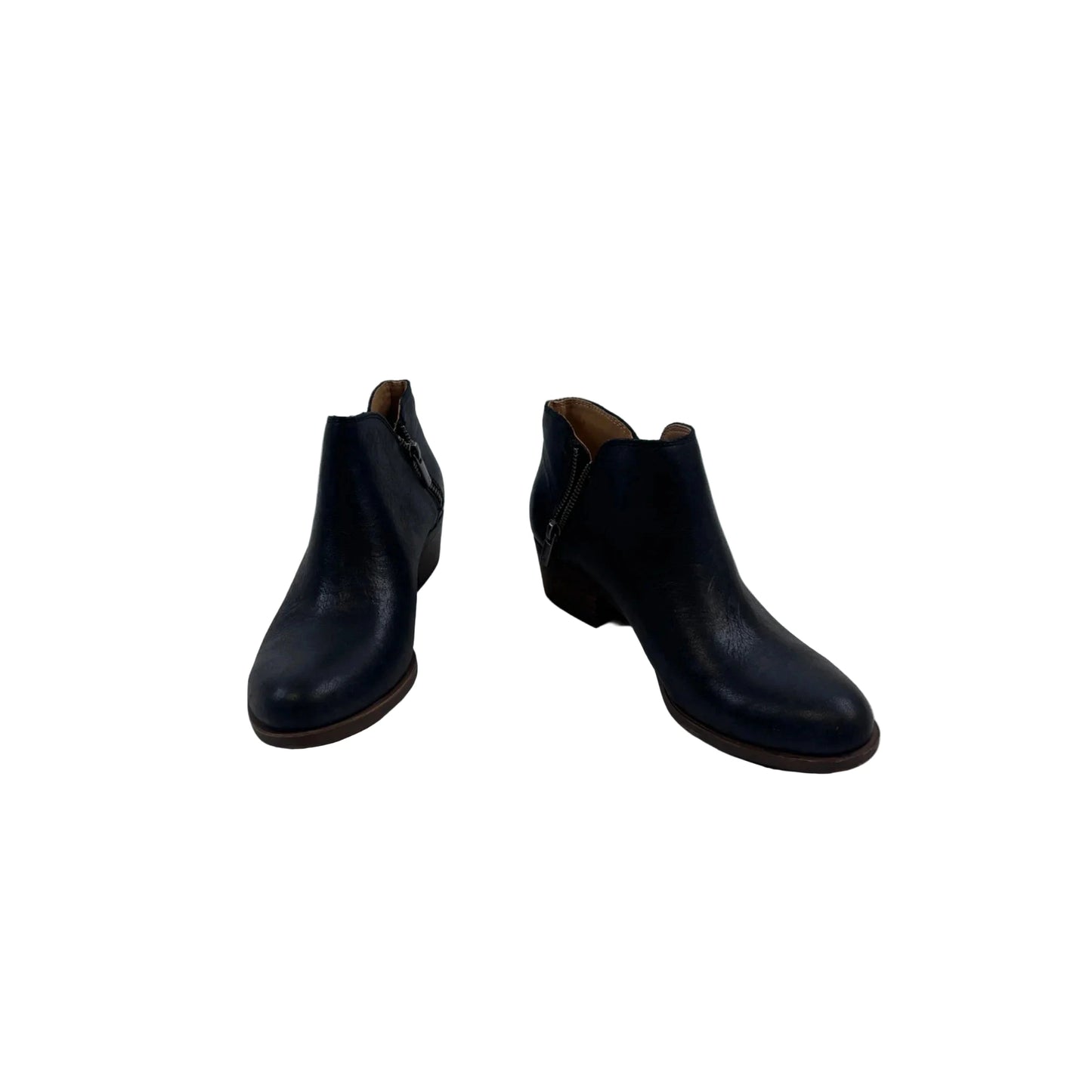 Boots Ankle Heels By Lucky Brand In Black, Size: 6.5
