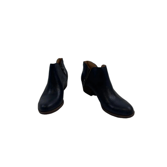 Boots Ankle Heels By Lucky Brand In Black, Size: 6.5