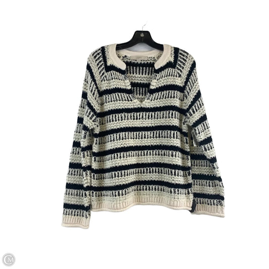 Sweater By Loft In Black & White, Size: S