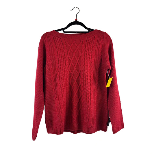 Sweater By Croft And Barrow In Red, Size: Sp