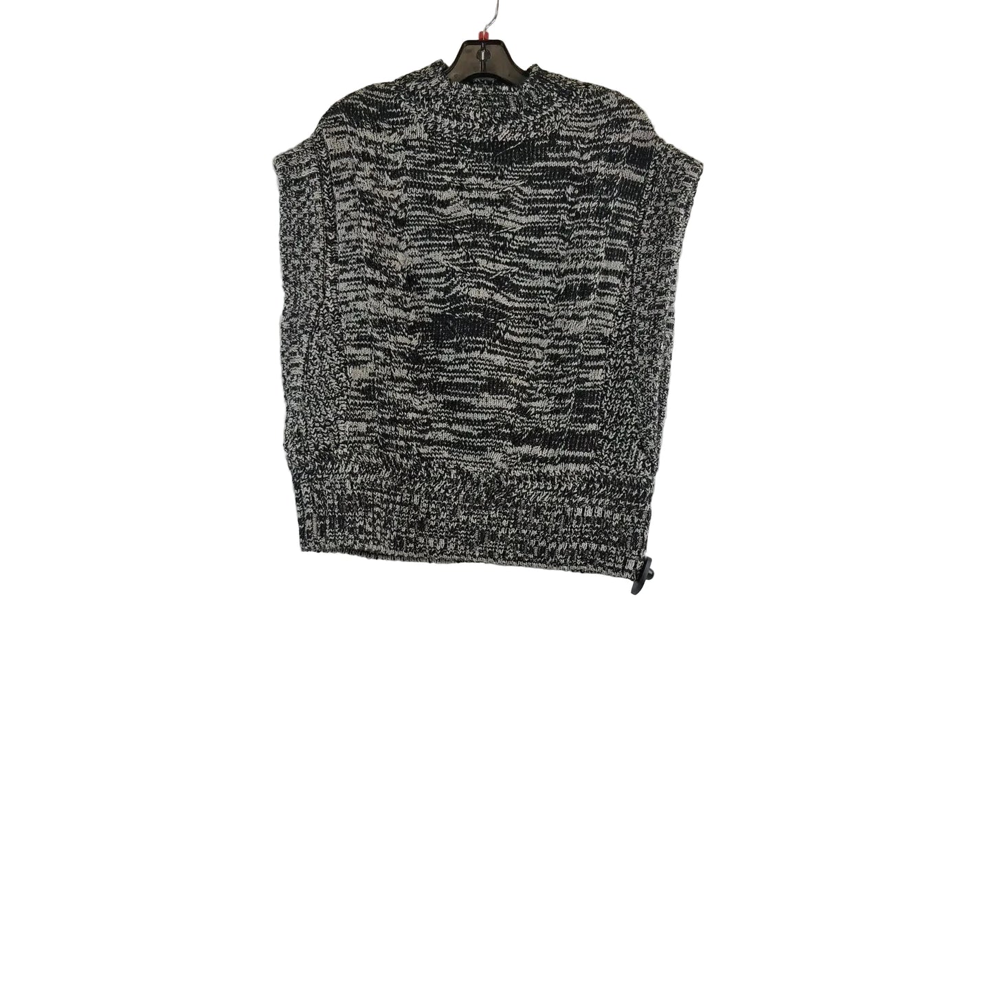 Sweater Short Sleeve By Wit & Wisdom In Black & White, Size: L