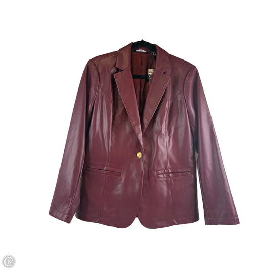 Blazer By Gilli In Maroon, Size: M