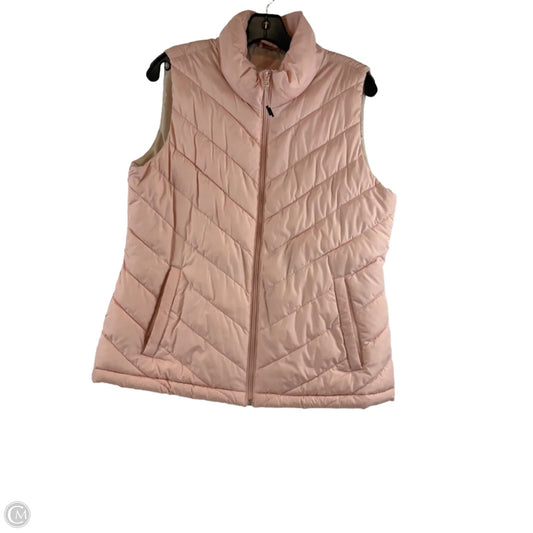 Vest Puffer & Quilted By Gap In Pink, Size: L