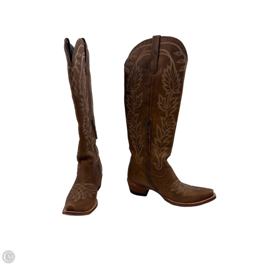 Boots Western By Clothes Mentor In Brown, Size: 7