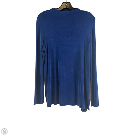 Top Long Sleeve By Clothes Mentor In Blue, Size: M