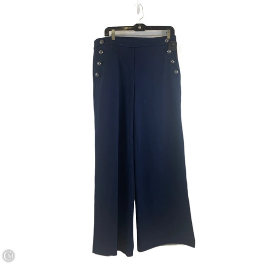 Pants Wide Leg By Loft In Navy, Size: 10