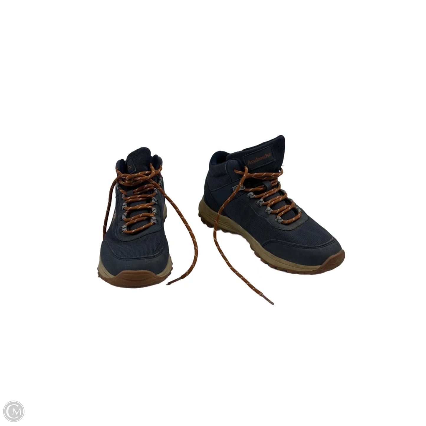 Shoes Hiking By Avalanche In Blue & Orange, Size: 7
