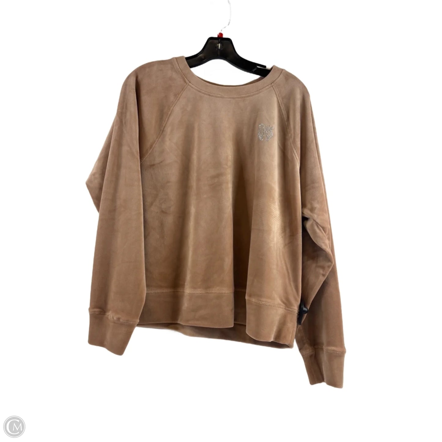 Top Long Sleeve Basic By Dkny In Gold, Size: L