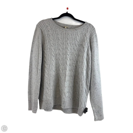 Sweater By Talbots In Grey, Size: Xl