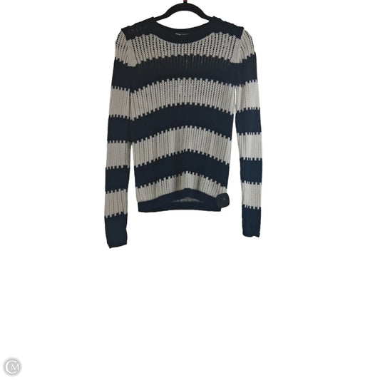Sweater By Loft In Blue & White, Size: Xs