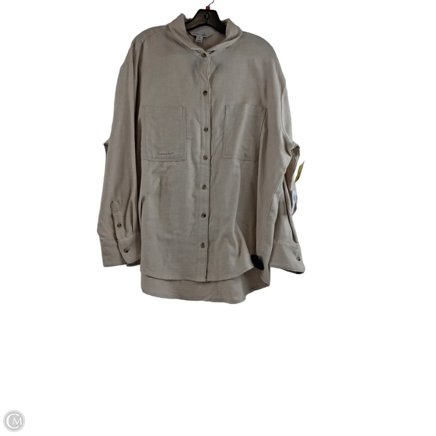 Top Long Sleeve By Old Navy In Tan, Size: Xl