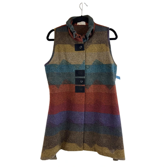 Vest Sweater By Clothes Mentor In Multi-colored, Size: S