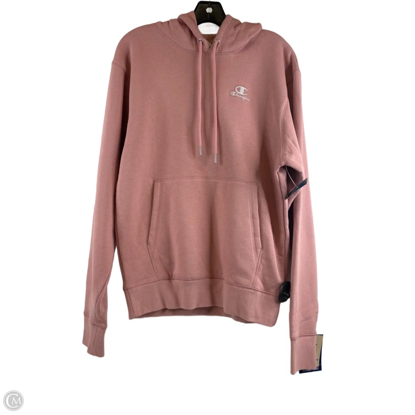 Athletic Sweatshirt Hoodie By Champion In Pink, Size: S144-144162-22584