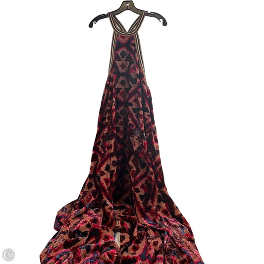 Dress Party Long By Free People In Blue & Red, Size: L