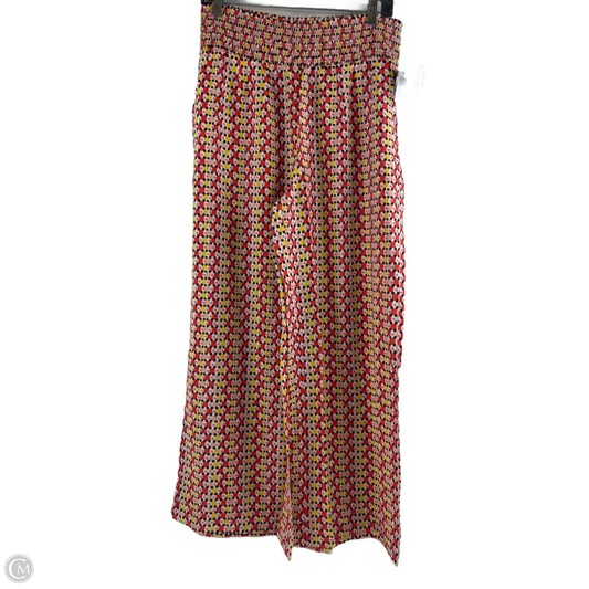 Pants Wide Leg By Maeve In Orange & Pink, Size: 8