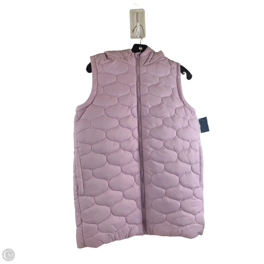 Vest Puffer & Quilted By Dsg Outerwear In Purple, Size: L