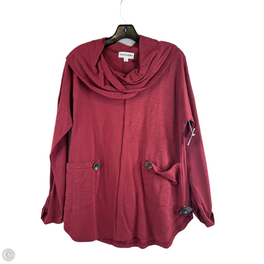 Top Long Sleeve By Neon Buddha In Red, Size: S