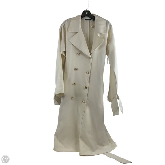 Coat Trench Coat By G By Giuliana In White, Size: M