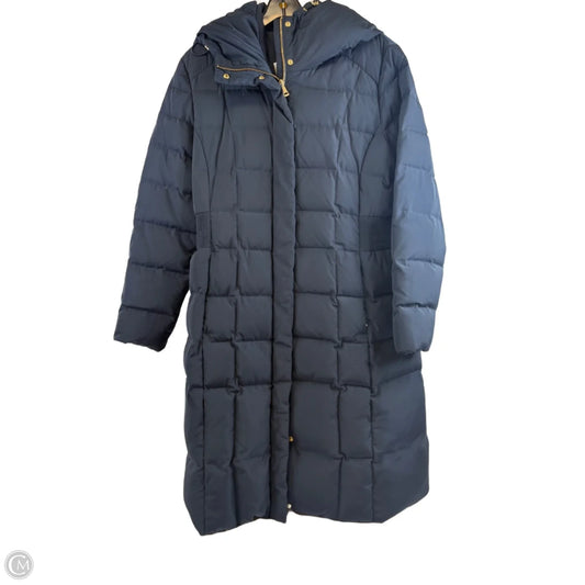 Coat Puffer & Quilted By Cole-haan In Navy, Size: Xl