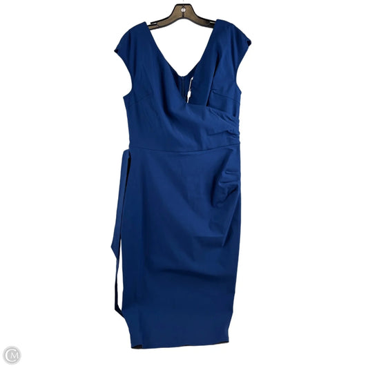 Dress Work By Clothes Mentor In Blue, Size: Xl