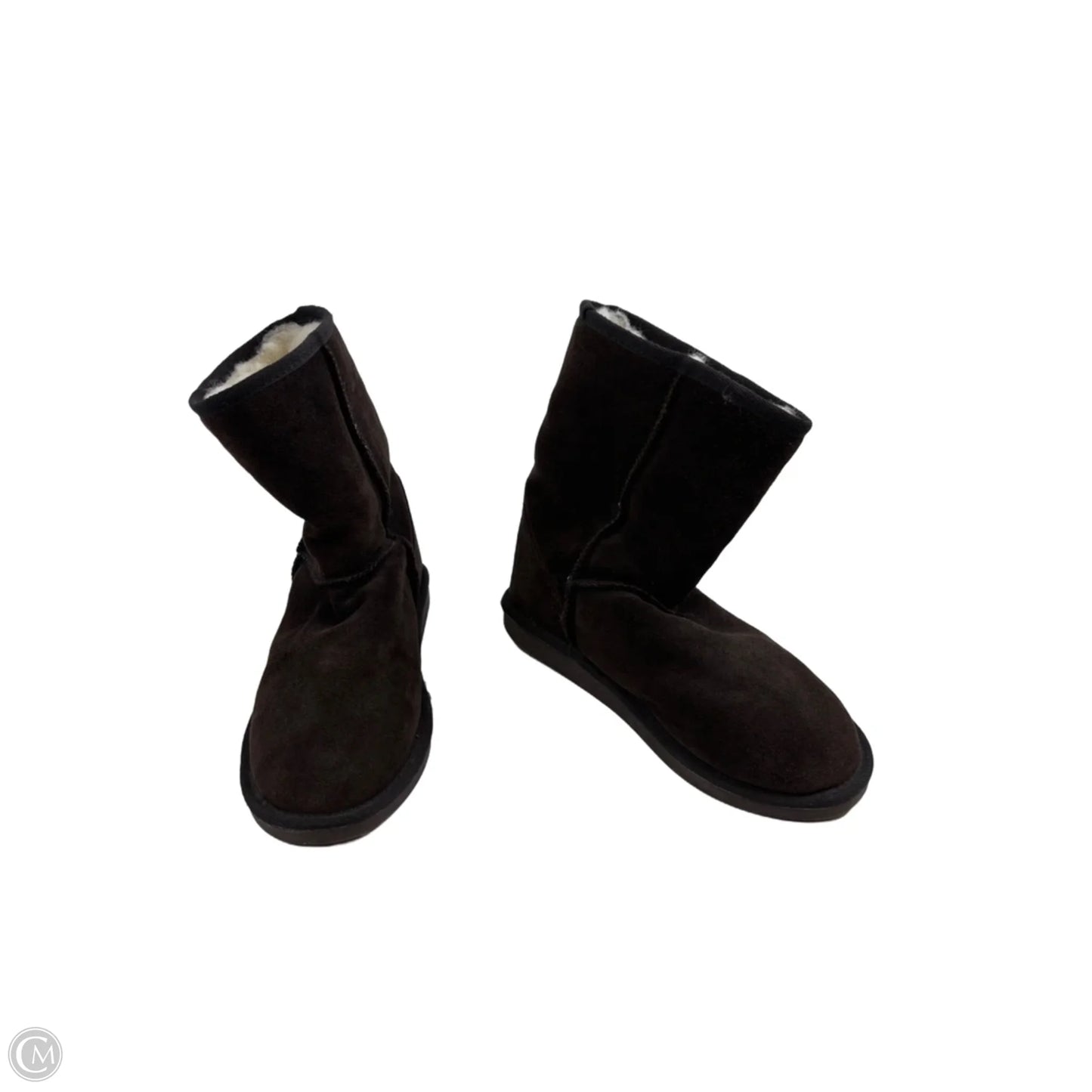 Boots Ankle Flats By Clothes Mentor In Brown, Size: 7