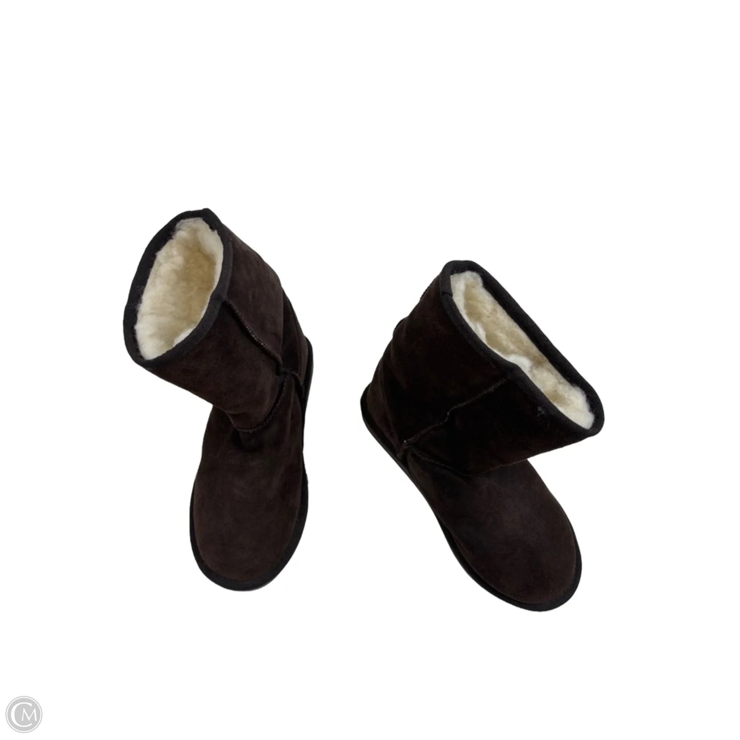 Boots Ankle Flats By Clothes Mentor In Brown, Size: 7