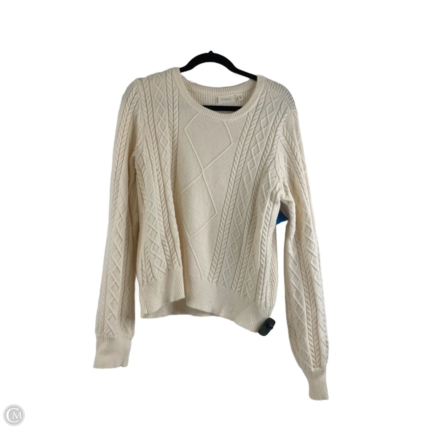 Sweater By Cyrus In Cream, Size: Xl