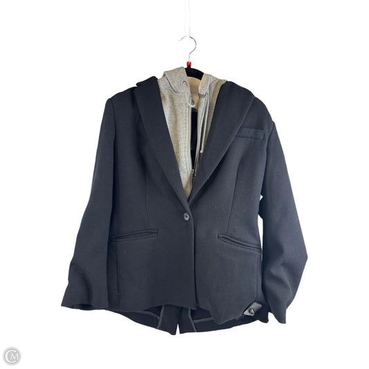 Blazer By Cynthia Rowley In Black & Grey, Size: L