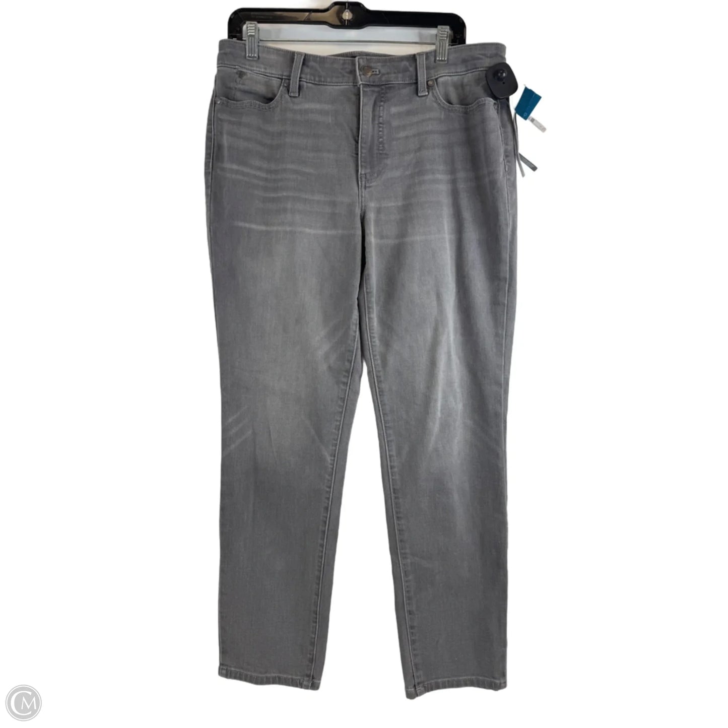 Jeans Skinny By Talbots In Grey Denim, Size: 10