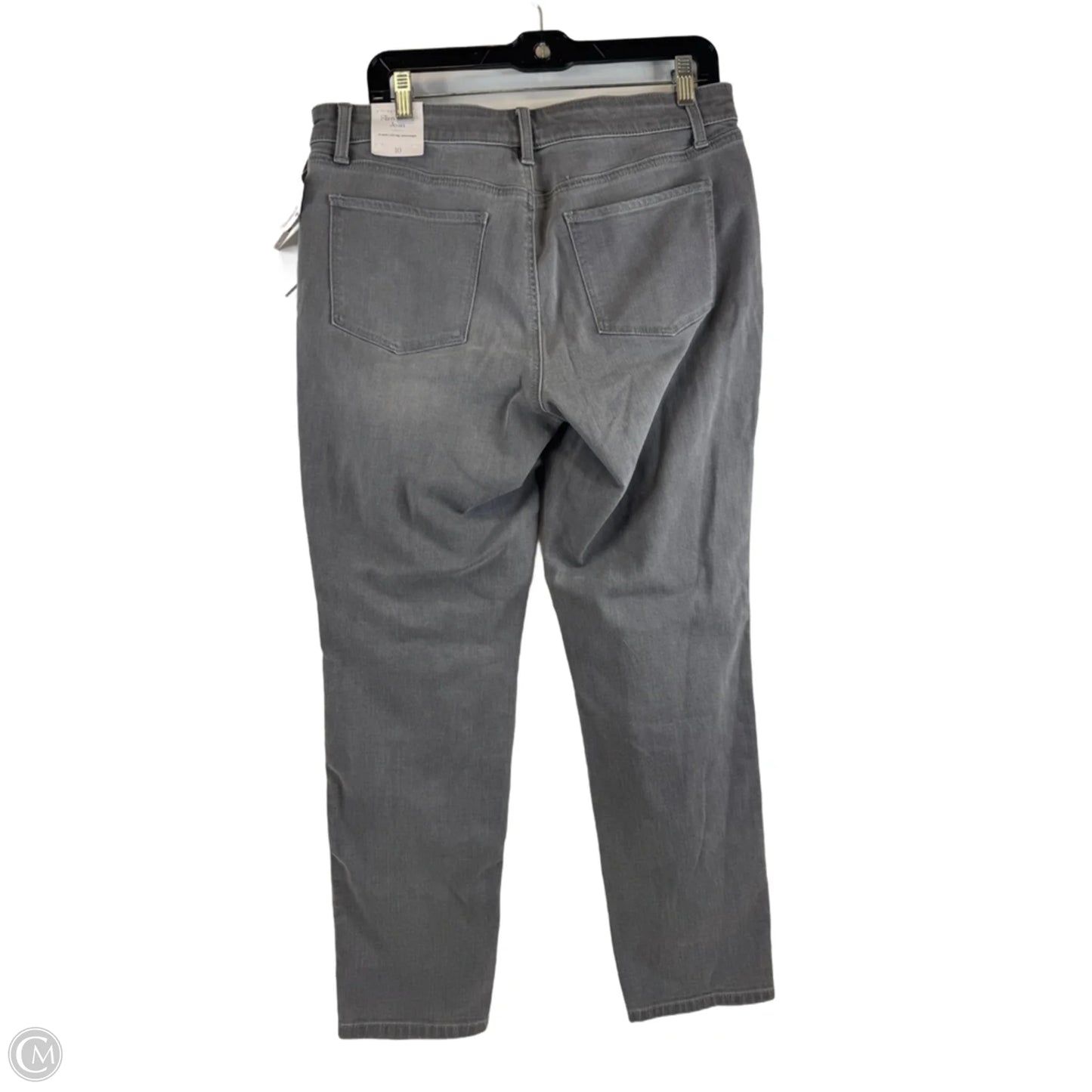 Jeans Skinny By Talbots In Grey Denim, Size: 10