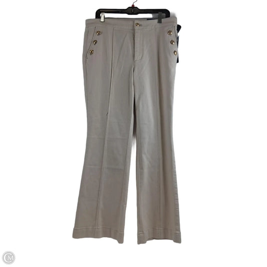 Jeans Flared By Talbots In Beige, Size: 12p